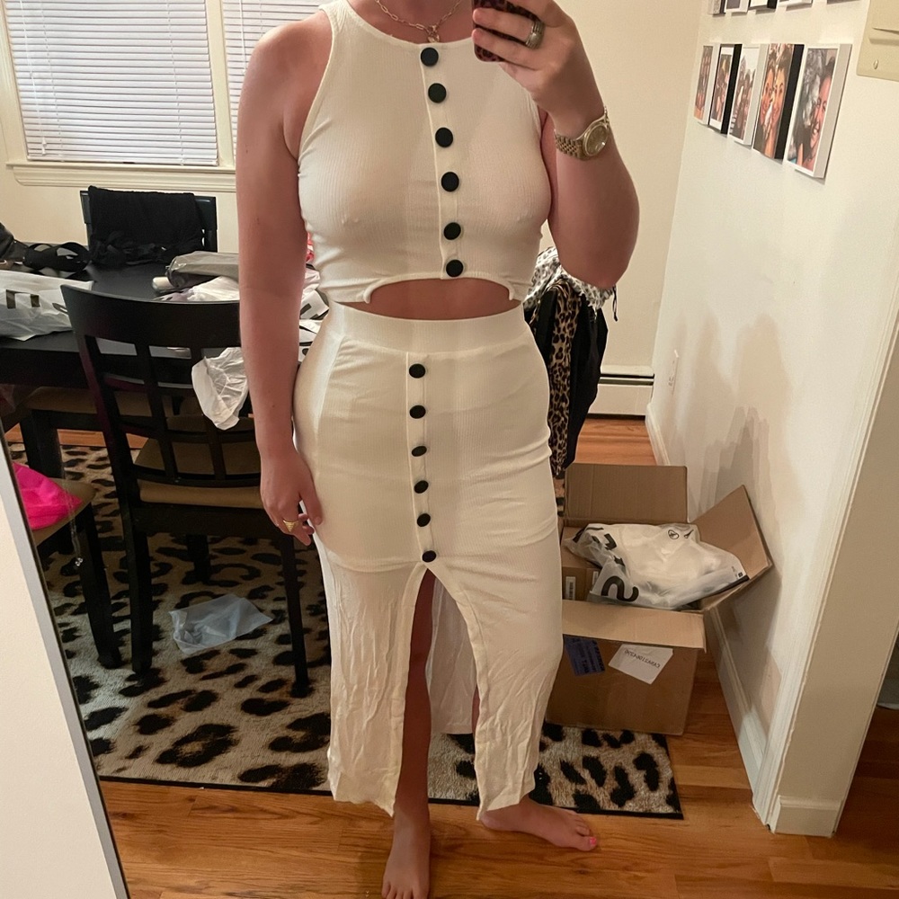 Shein top skirt set size M never worn